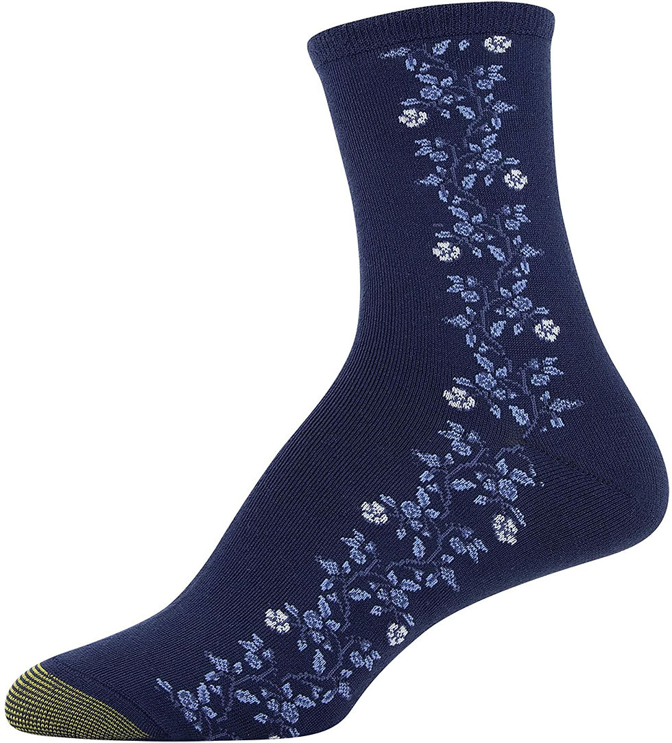 Thumbnail: Gold Toe Women's Designer Collection Midi Socks, 3-Pairs