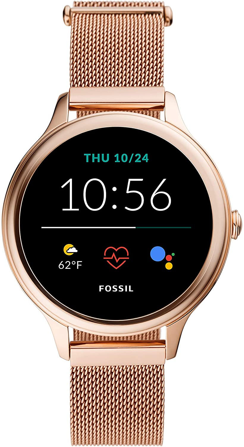 Thumbnail: Fossil Women's Gen 5E 42mm Stainless Steel Touchscreen Smartwatch with Alexa, S