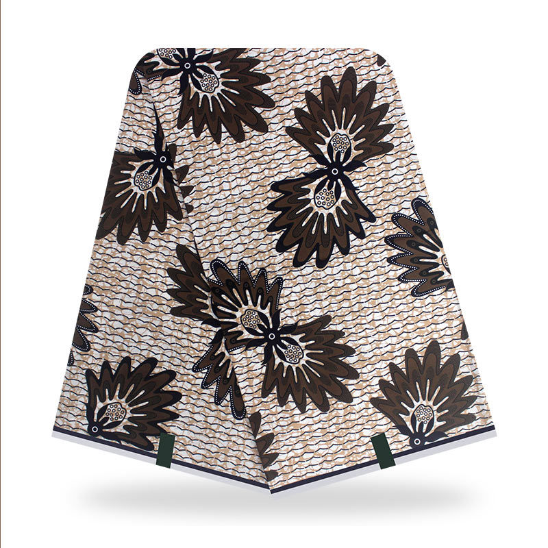 Thumbnail: Trendy Color Soft Veritable 100% Cotton Wax Fabric Kente Design African Digital