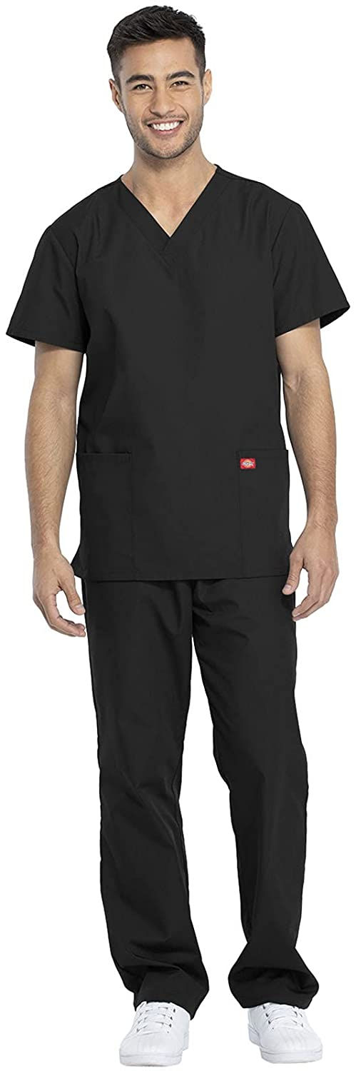 Thumbnail: Dickies Men & Women Top and Pant Scrubs Set DKP520C