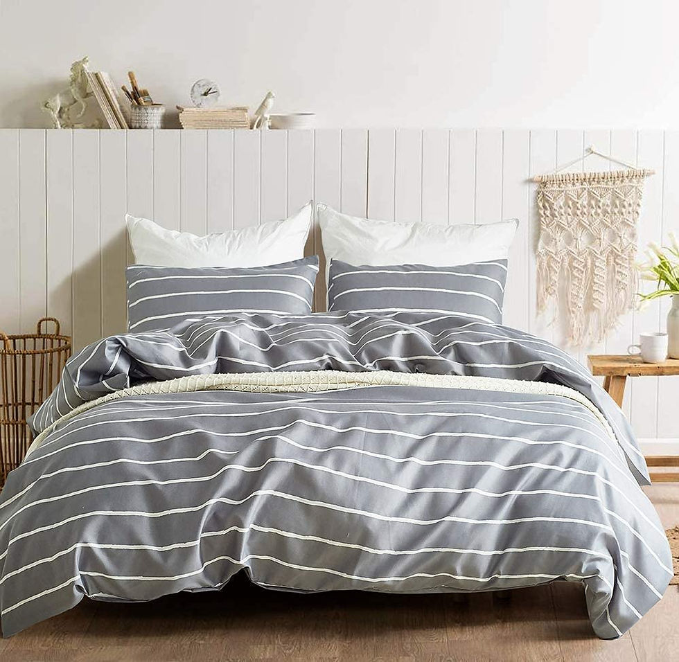 Thumbnail: Arachnes Needle Bohemian Duvet Cover Set, Lightweight Microfiber Bedding Set wi