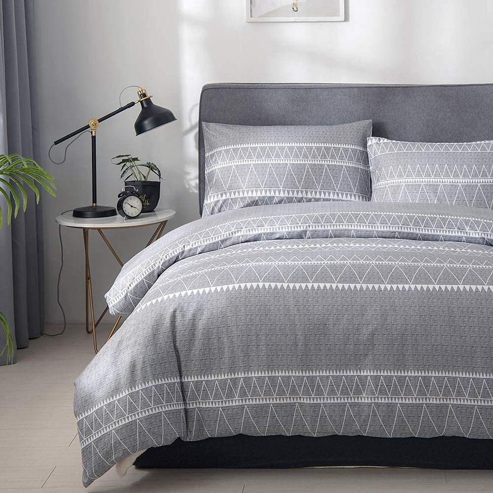Thumbnail: 3 Piece Duvet Cover Set Queen (1 All Season Design Duvet Cover + 2 Pillow Shams