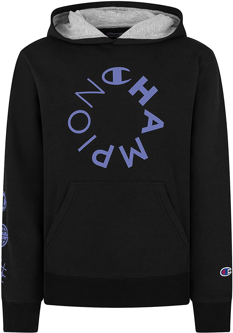 Thumbnail: Champion Kids Clothes Sweatshirts Youth Heritage Fleece Pull On Hoody Sweatshir
