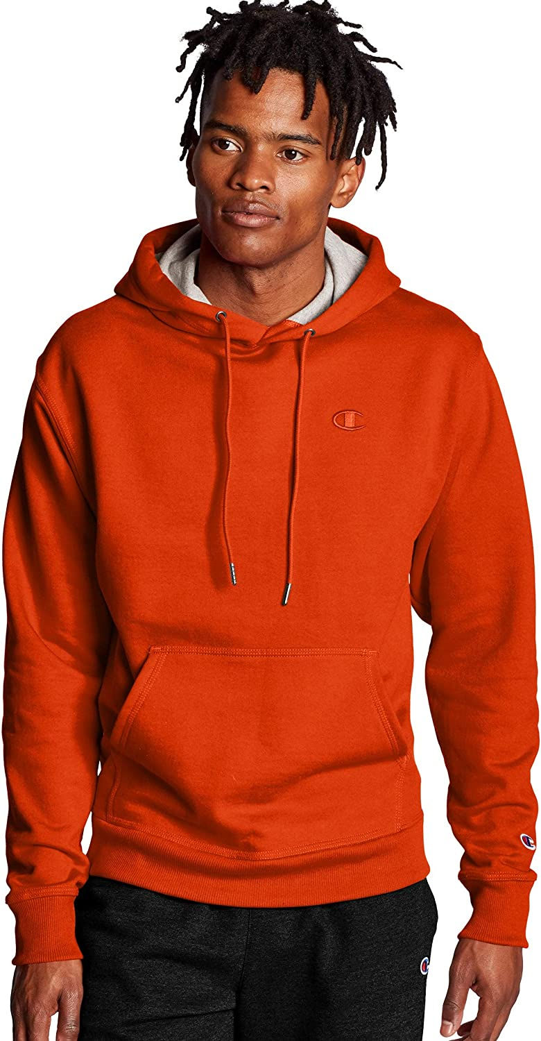 थंबनेल: Champion Men's Powerblend Fleece Hoodie, C Logo