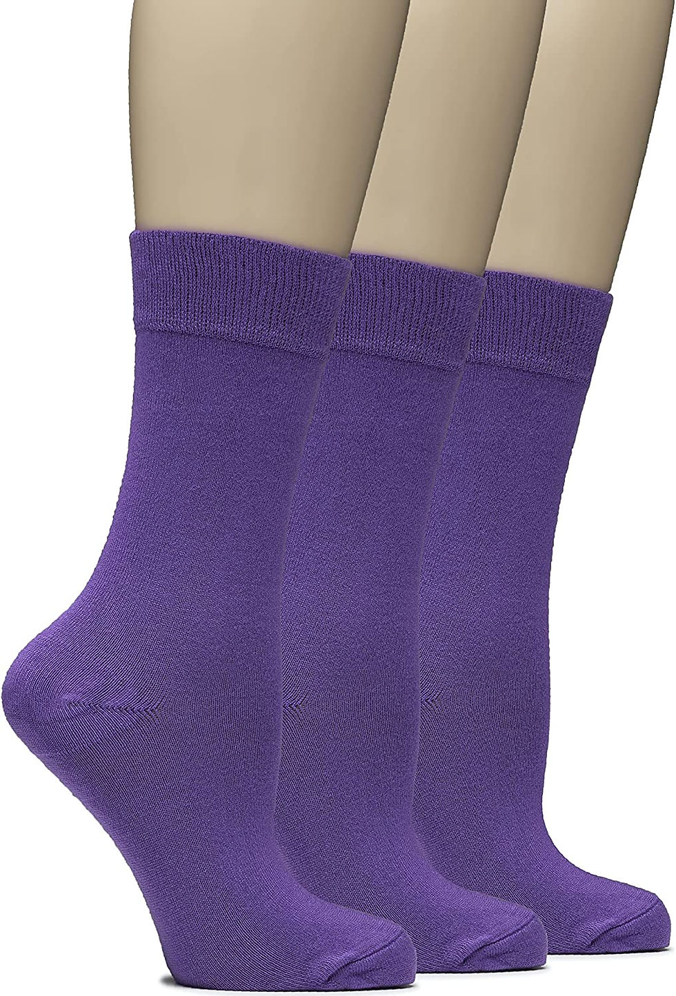Thumbnail: Hugh Ugoli Bamboo Women Socks, Soft Thin Crew Socks for Trouser, Dress, Busines