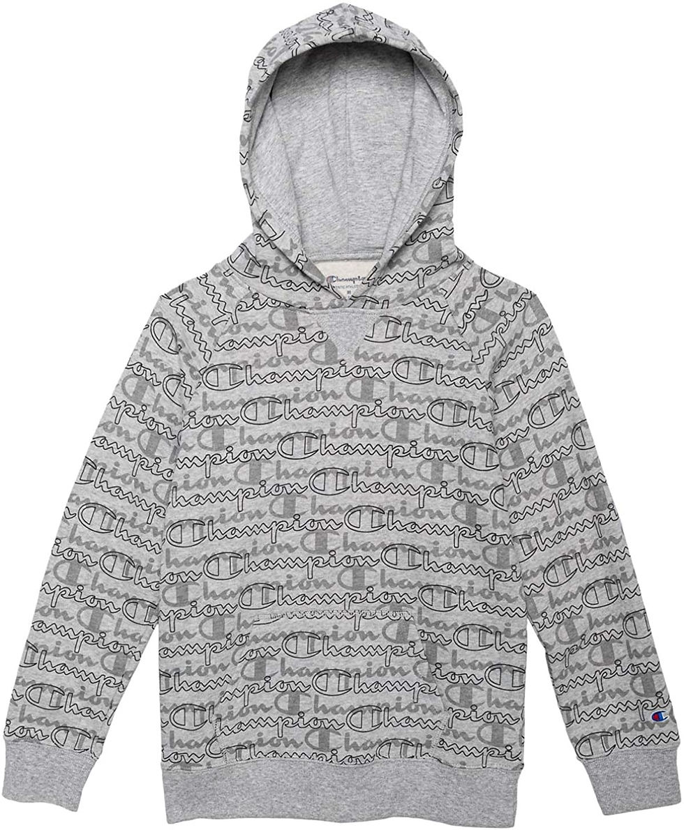 Thumbnail: Champion Kids Clothes Sweatshirts Youth Heritage Fleece Pull On Hoody Sweatshir