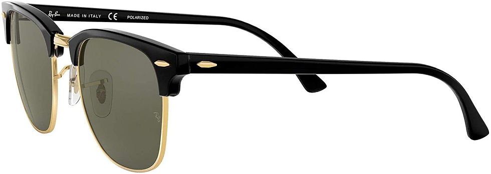 Миниатюра: Ray-Ban Rb3016f Clubmaster Asian Fit Square Sunglasses