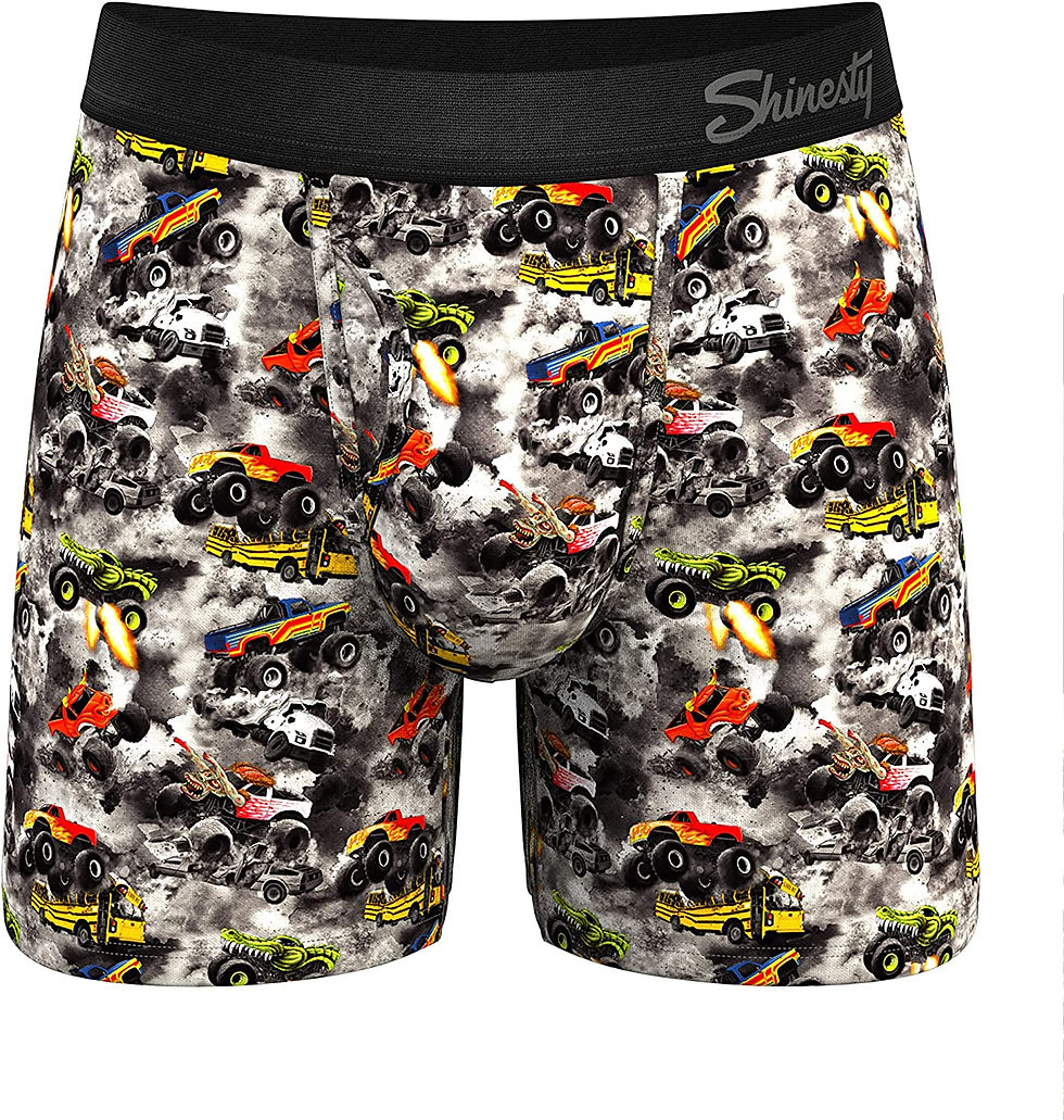 Thumbnail: Shinesty Men's Pouch Boxer Briefs - Micro Modal Ball Hammock Underwear with Fly