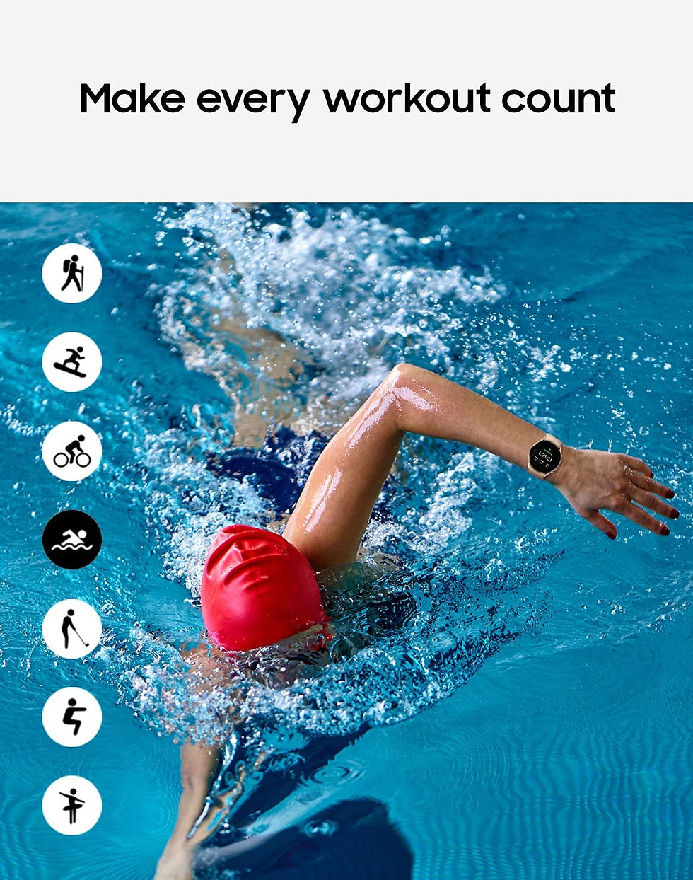 Thumbnail: SAMSUNG Galaxy Watch 4 40mm Smartwatch with ECG Monitor Tracker for Health Fitn