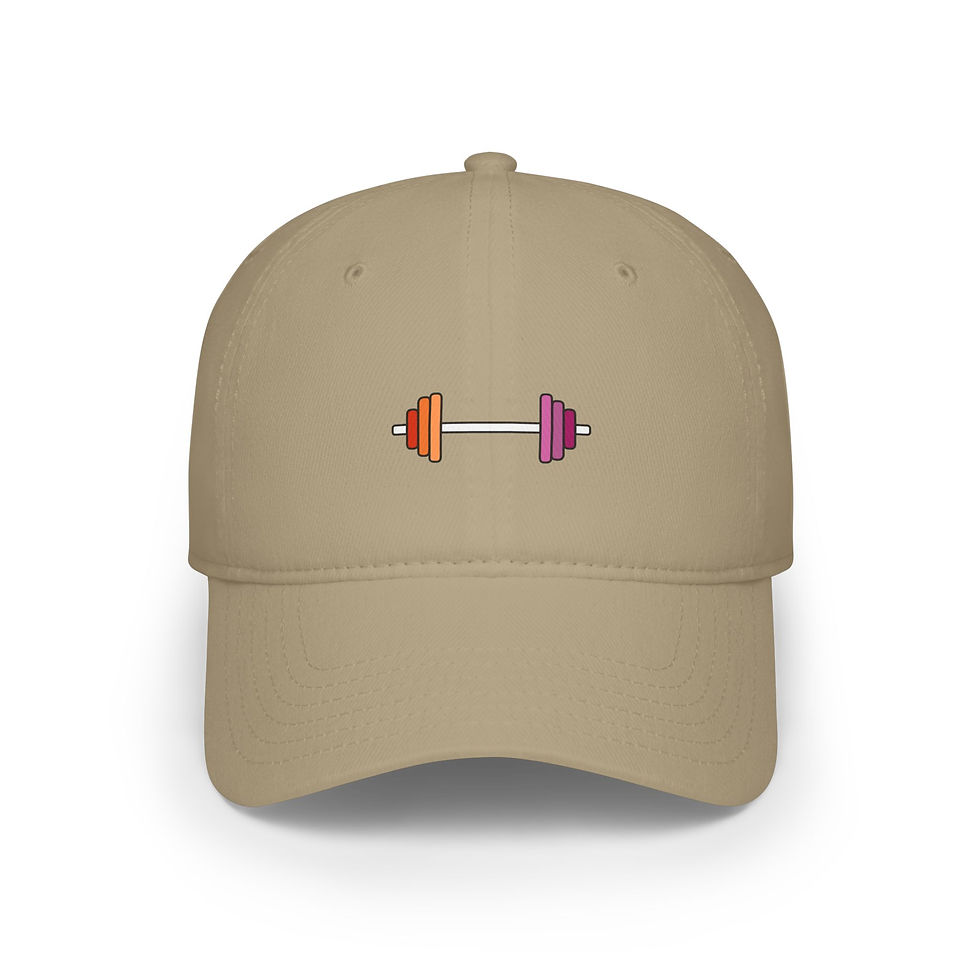 Thumbnail: Lesbian Pride Weightlifter Low Profile Cap