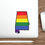 Thumbnail: Alabama Gay Pride State Vinyl Sticker Decal