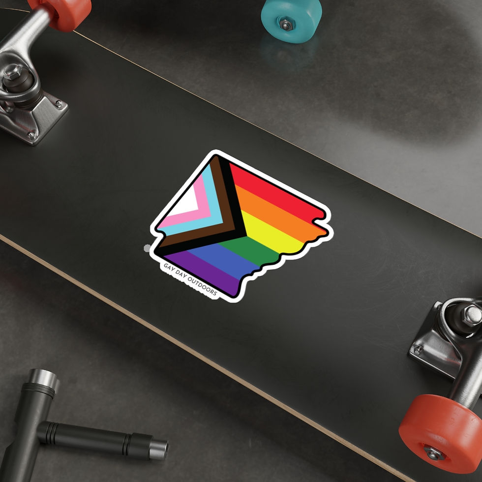 Thumbnail: Arkansas Gay Pride State Vinyl Sticker Decal