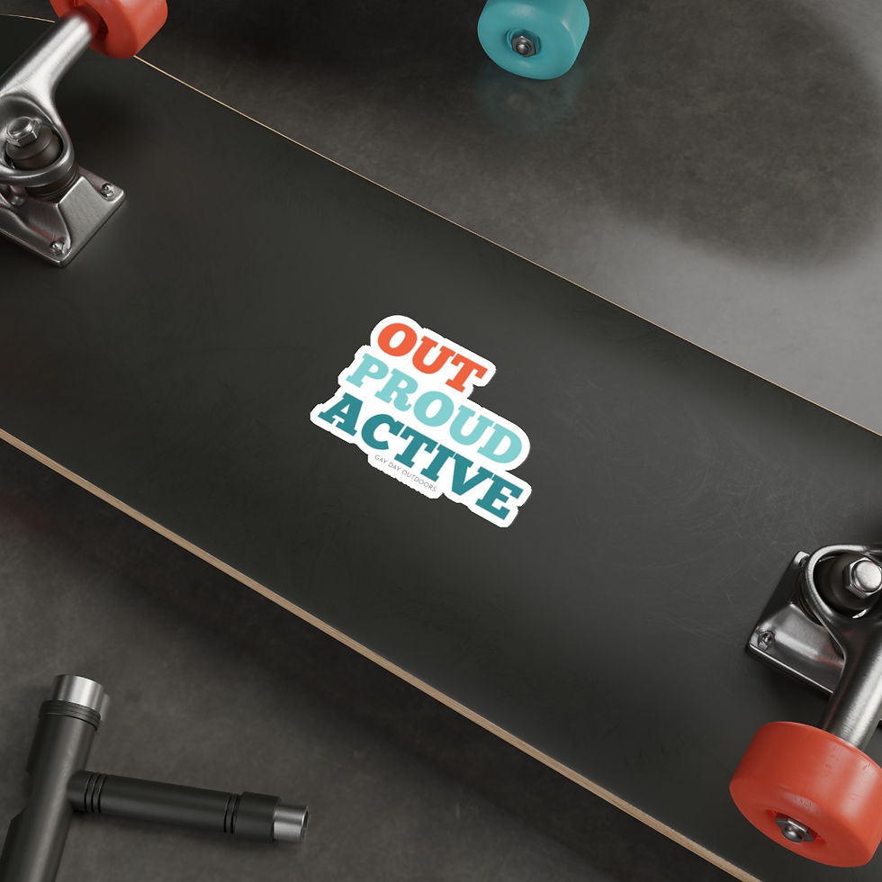 Thumbnail: Out Proud Active Vinyl Sticker Decal