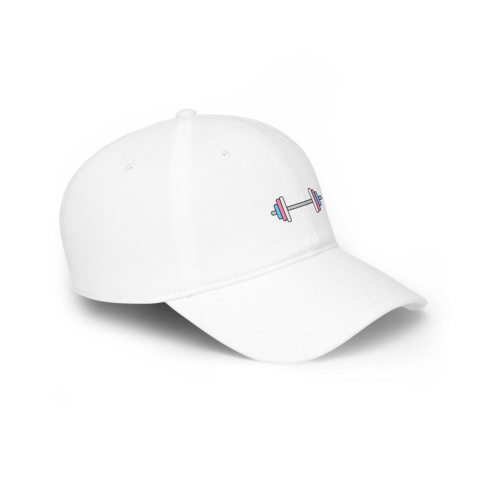 Thumbnail: Trans Pride Weightlifter Low Profile Cap