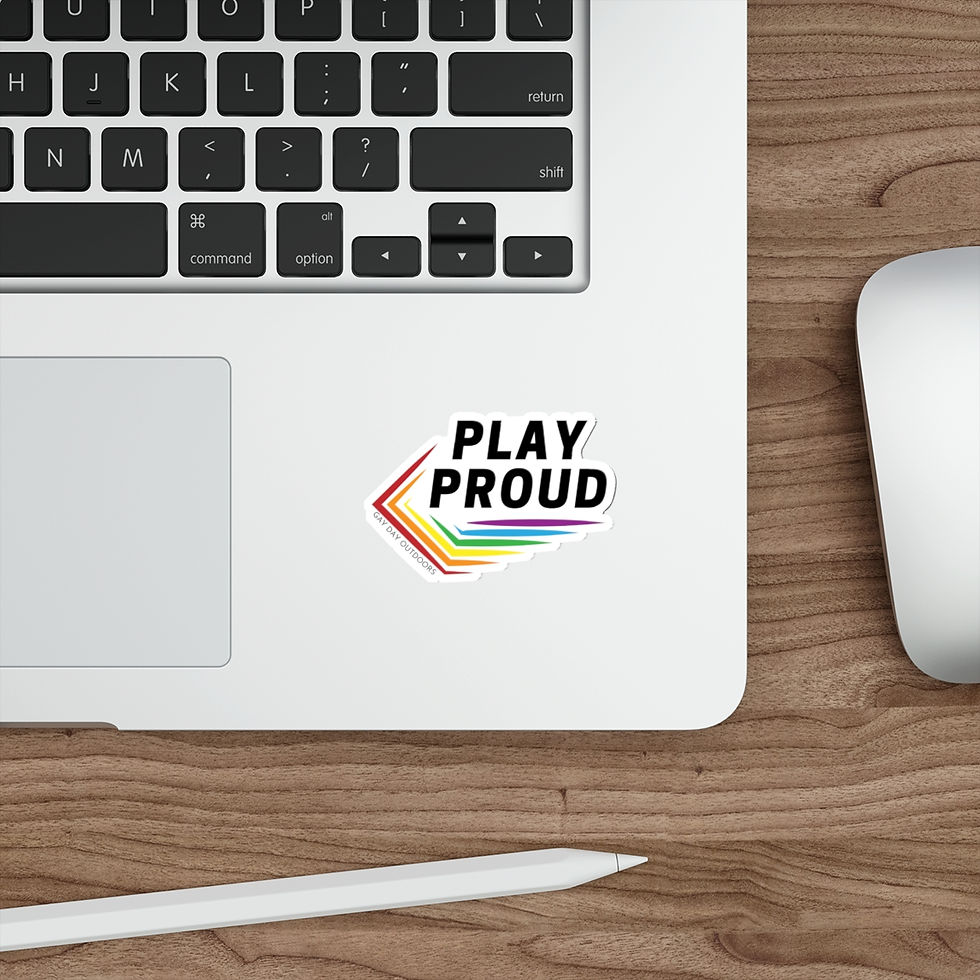 Thumbnail: Play Proud Vinyl Die-Cut Sticker Decal