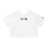 Thumbnail: Gay Pride Weightlifter Champion Cropped Tee, Crop Top