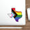 Thumbnail: Texas Gay Pride State Vinyl Sticker Decal