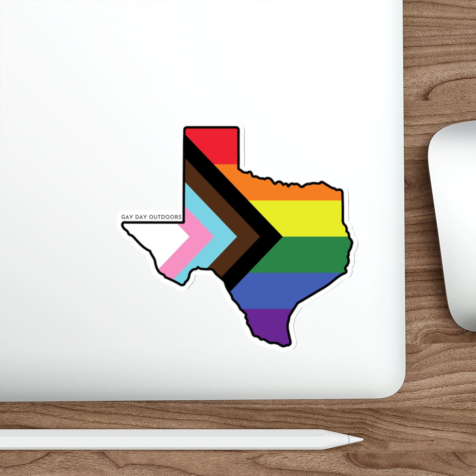 Thumbnail: Texas Gay Pride State Vinyl Sticker Decal