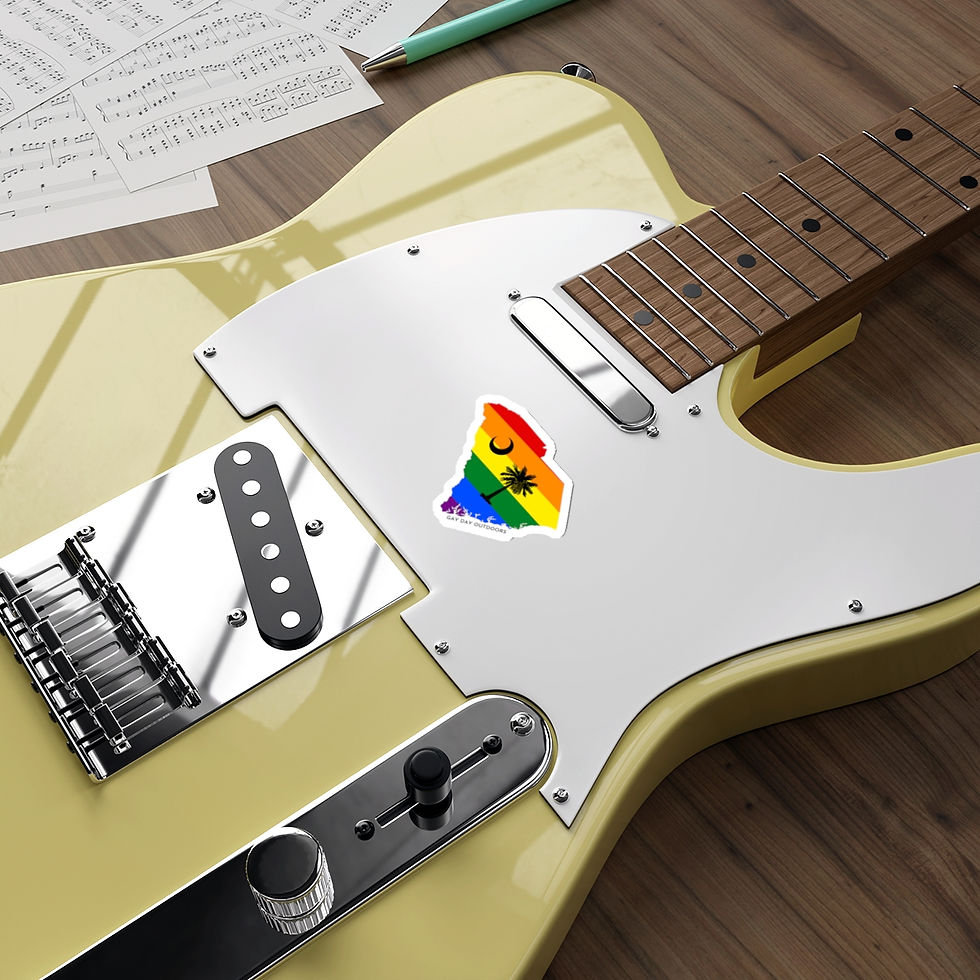 Thumbnail: South Carolina Gay Pride State Vinyl Sticker Decal