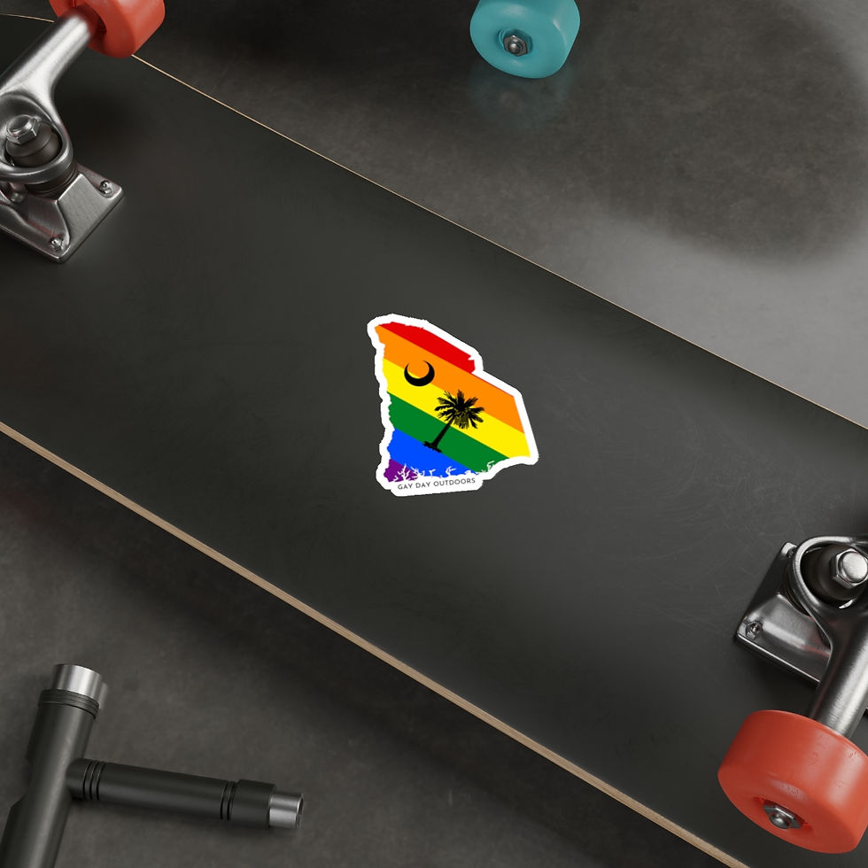 Thumbnail: South Carolina Gay Pride State Vinyl Sticker Decal