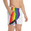 Thumbnail: Gay Pride White Swim Trunks