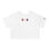 Thumbnail: Lesbian Pride Weightlifter Champion Cropped Tee, Crop Top
