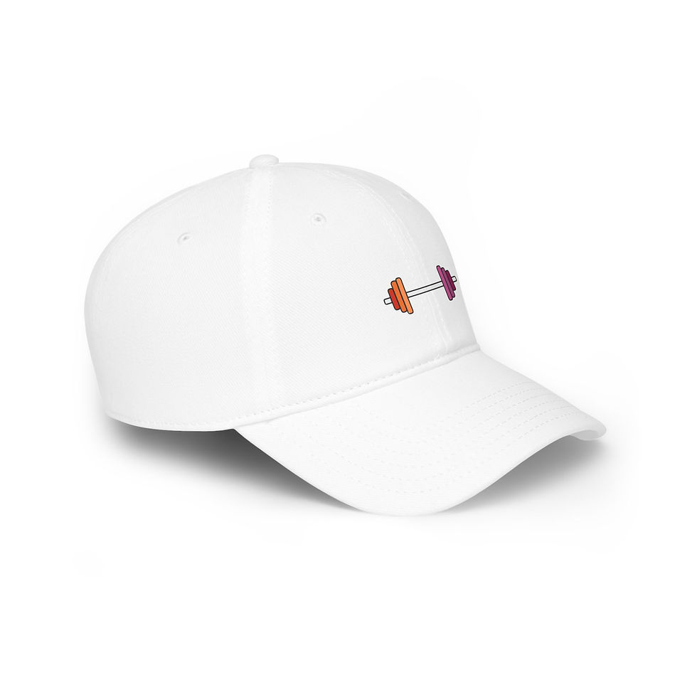 Thumbnail: Lesbian Pride Weightlifter Low Profile Cap