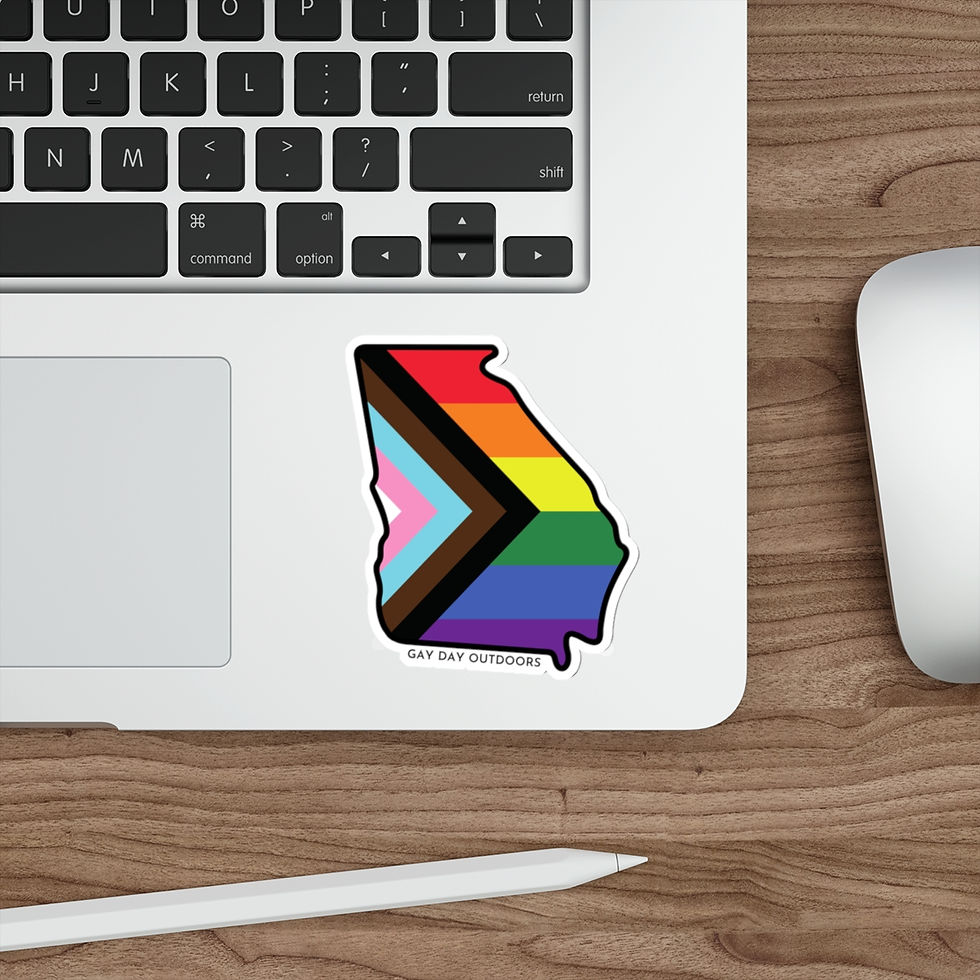 Thumbnail: Georgia Gay Pride State Vinyl Sticker Decal