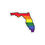 Thumbnail: Florida Gay Pride State Vinyl Sticker Decal
