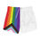 Thumbnail: Gay Pride White Swim Trunks