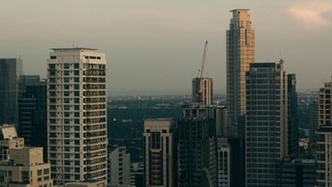 A picture of a city skyline