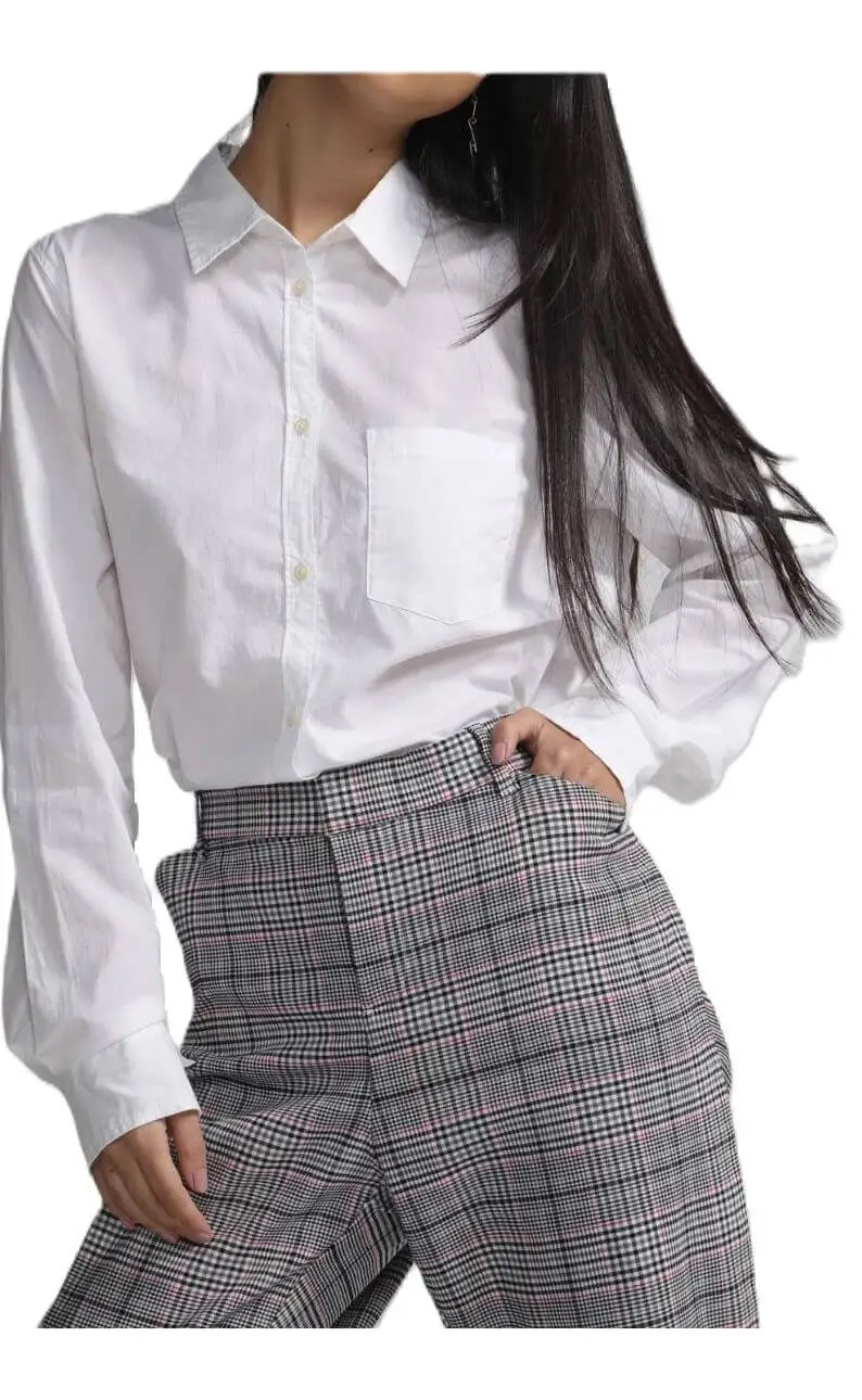 Camisa feminina branca GAP