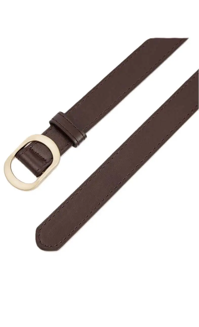 Cinto básico marrom feminino Lovito