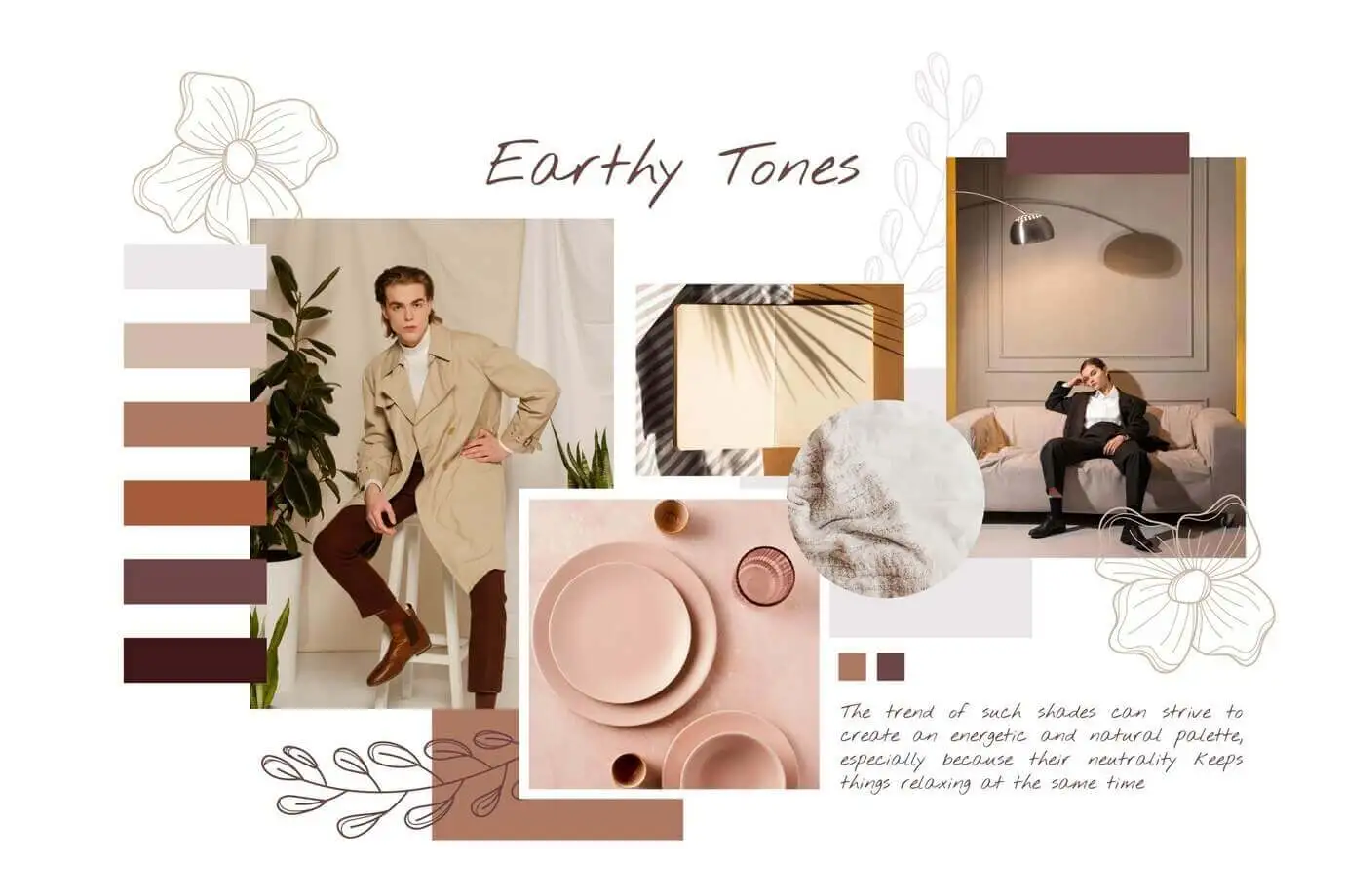 Moodboard de moda feminina