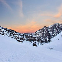 Neige au Toubkal, Maroc