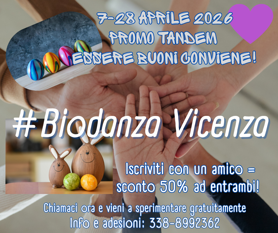 Arriva la PromoTandem #biodanzavicenza