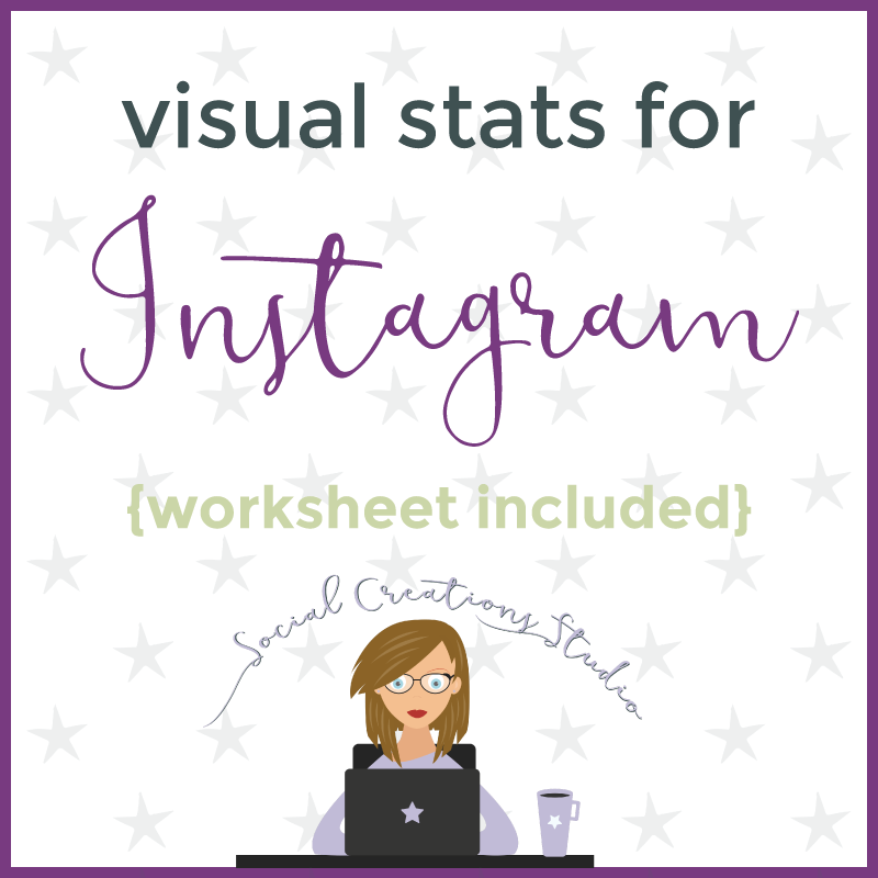 visual stats for instagram blog