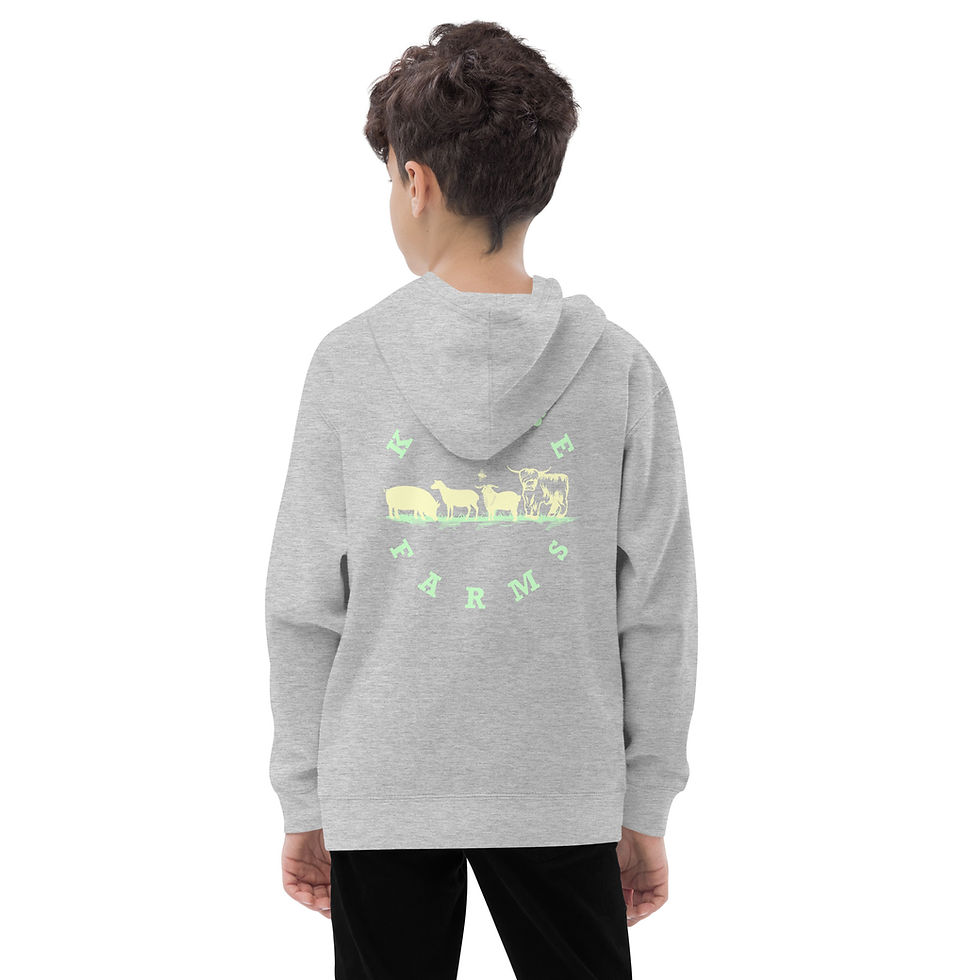 Thumbnail: Colorful Highland Kids fleece hoodie