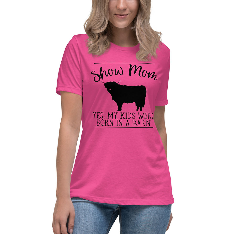 Thumbnail: Highland Show Mom Women's Relaxed T-Shirt
