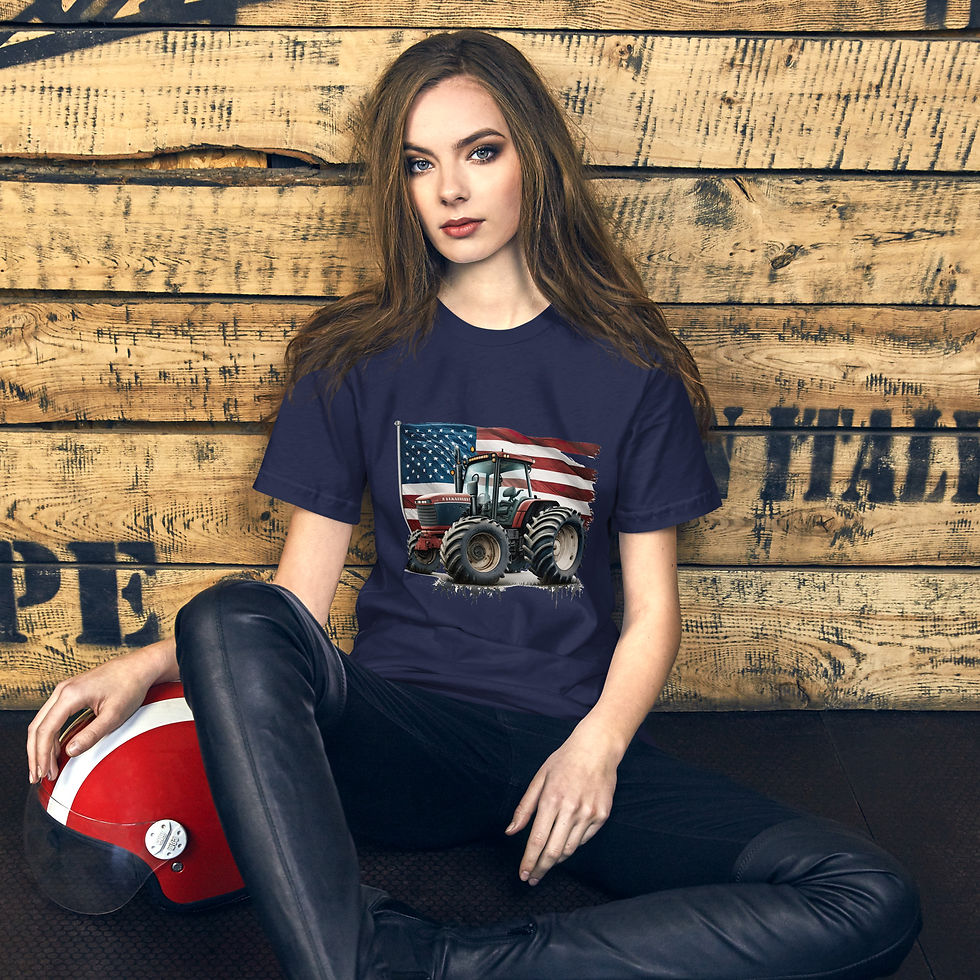 Thumbnail: Born to Farm Unisex t-shirt 