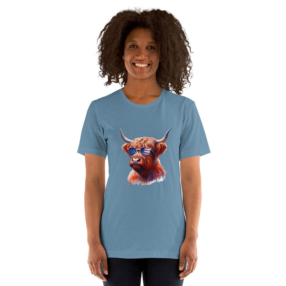 Thumbnail: Moo-rica Unisex t-shirt