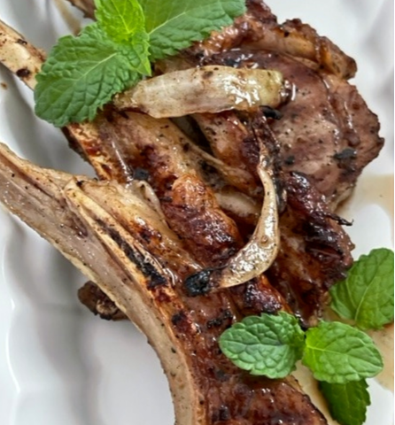 Grill Lamb Chop w Soy Sauce Tasty-Easy-Simple
