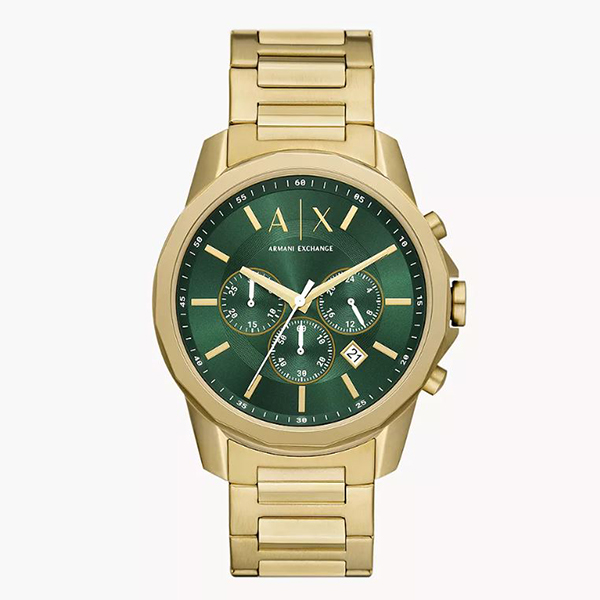 Armani Exchange Chronograph Gold-Tone Stainless Steel Watch 151899