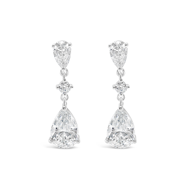 Sterling Silver Cubic Zirconia Earrings 151260