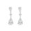 Thumbnail: Sterling Silver Cubic Zirconia Earrings 151260