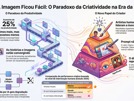 A imagem ficou fácil. E a criação?