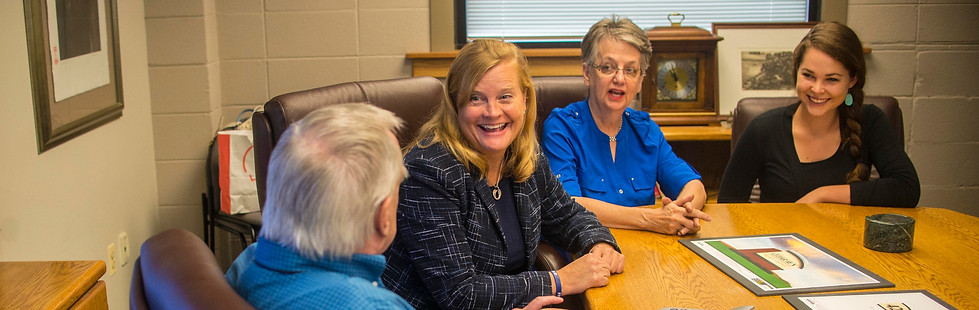 Meg Froelich answering voter questions