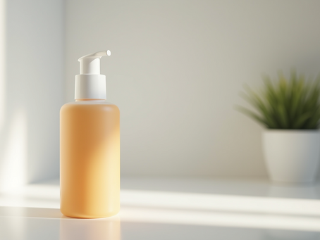 A bottle of lotion