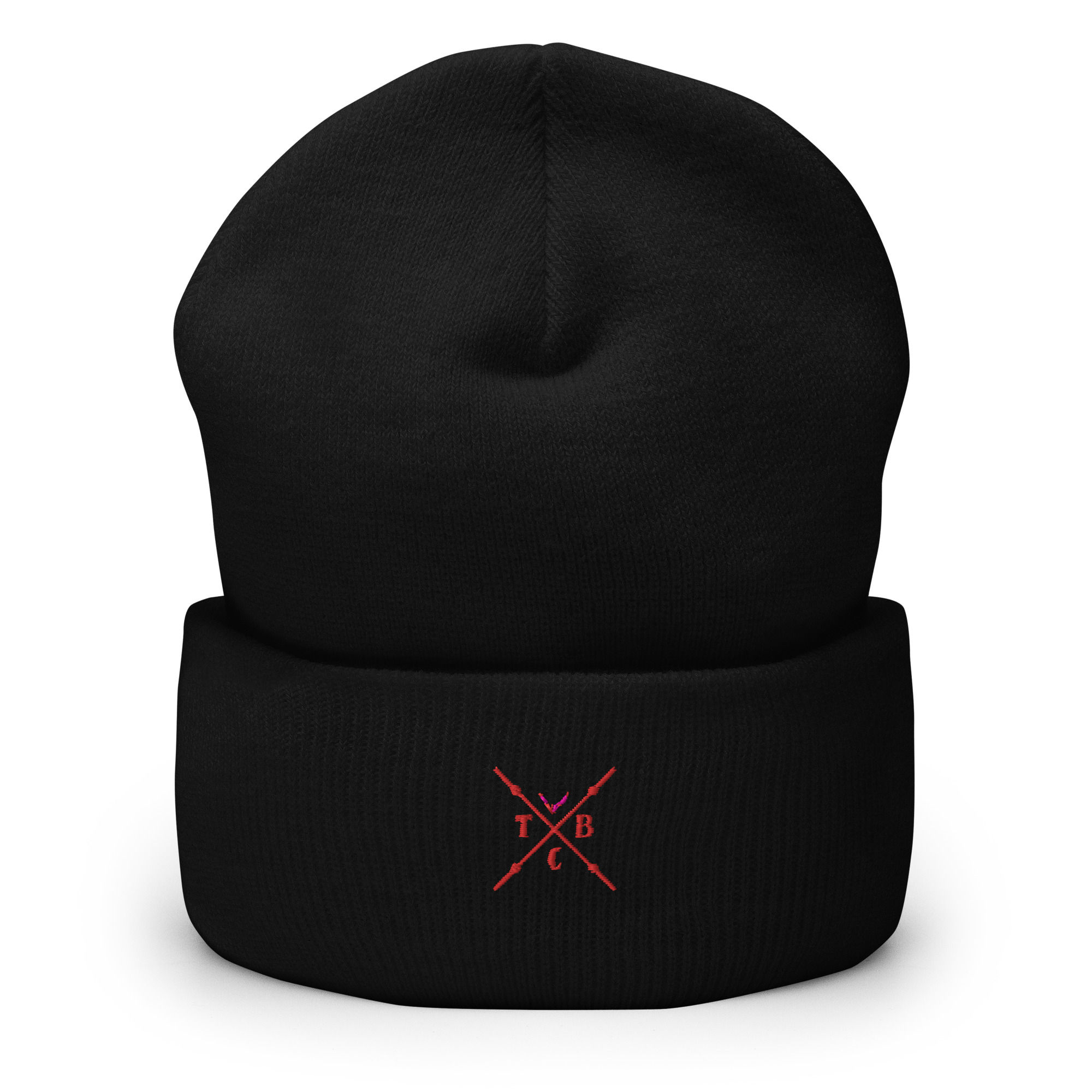 TBC Black/Red Unisex Beanie