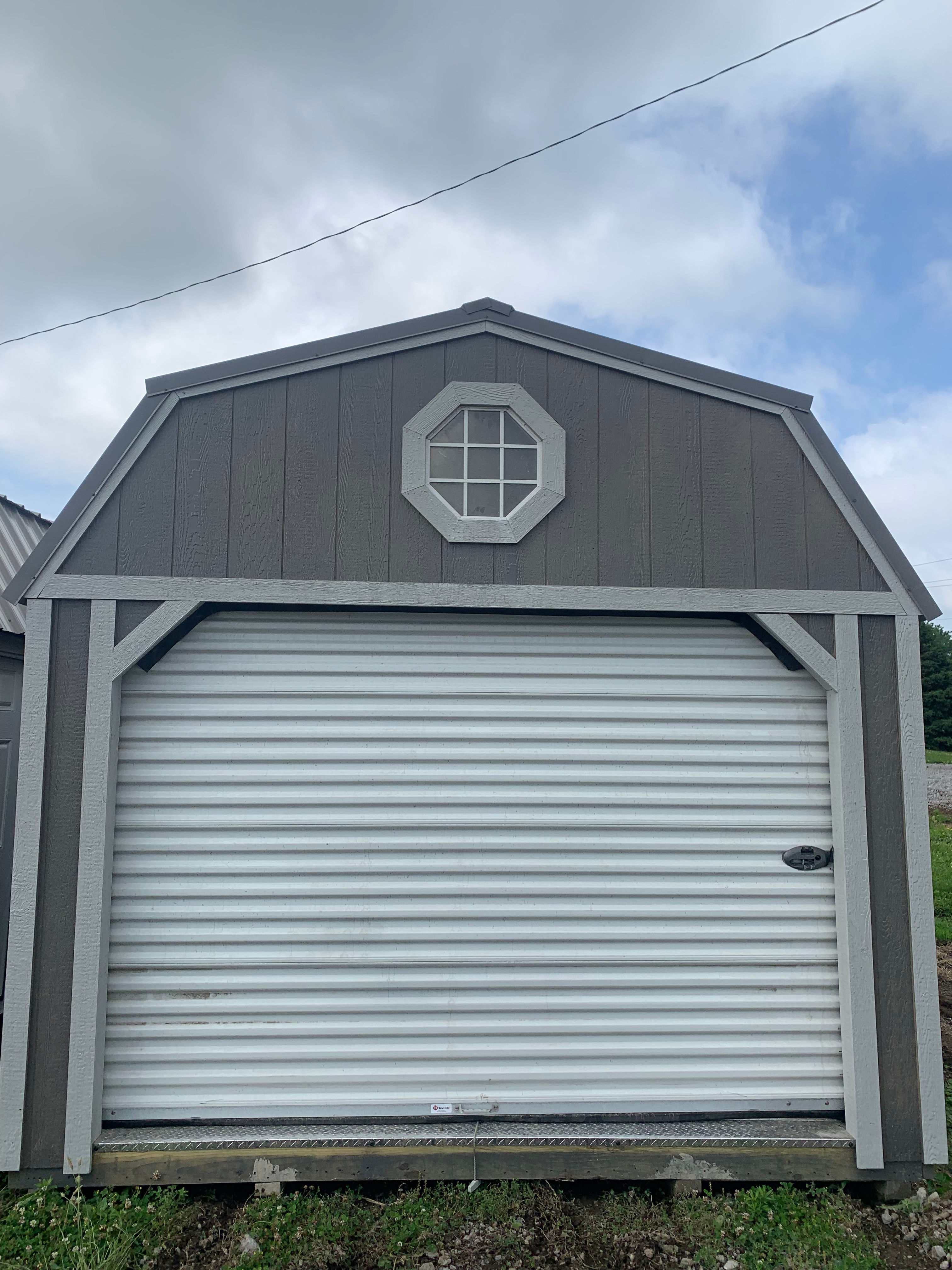12 x 24 Lofted Barn Garage